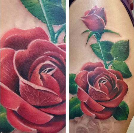 tattoos/ - Rose Cover-up (in progress) - 114742